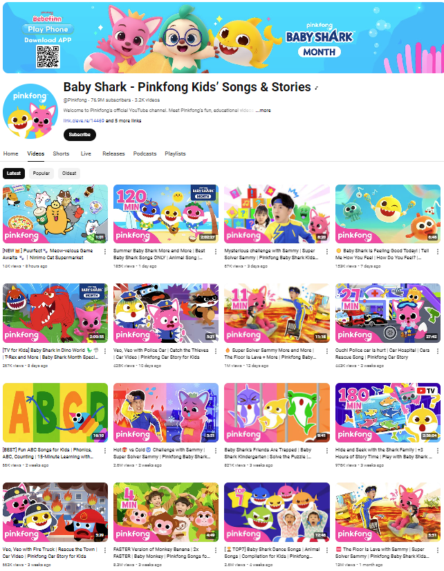 Phim hoạt hình học tiếng anh