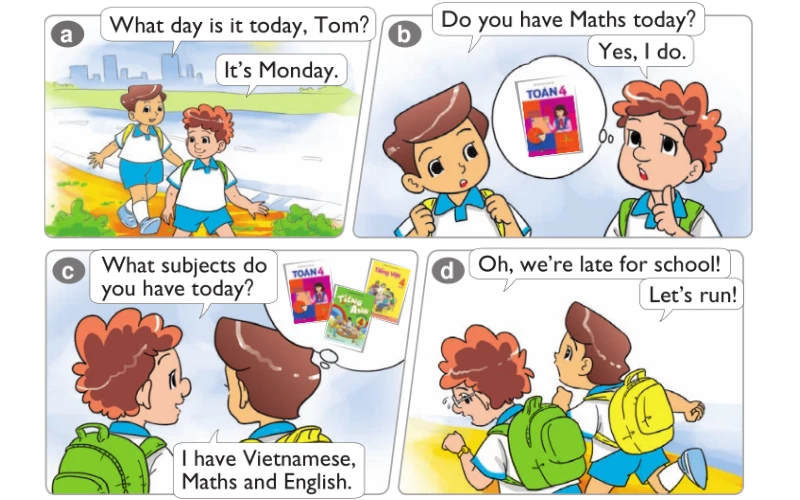 Unit 8 tiếng anh lớp 4